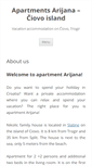 Mobile Screenshot of apartments-arijana.com
